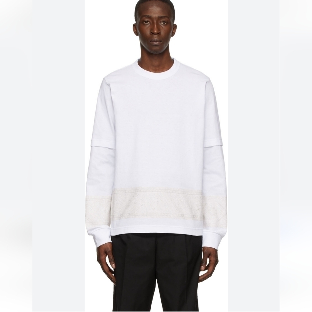 Sacai long sleeve embroidered shirt L(3) BNWT